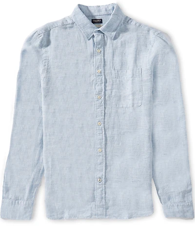 Faherty Laguna Linen Long Sleeve Woven Shirt