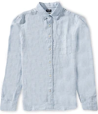 Faherty Laguna Linen Long Sleeve Woven Shirt