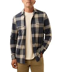 Faherty Legend Sweater Plaid Long Sleeve Woven Shirt