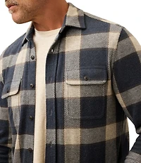 Faherty Legend Sweater Plaid Long Sleeve Woven Shirt