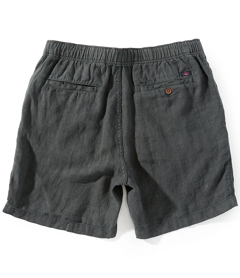 Faherty Linen 6.5#double; Inseam Shorts
