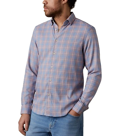 Faherty Monterrey Medium Plaid Long Sleeve Woven Shirt