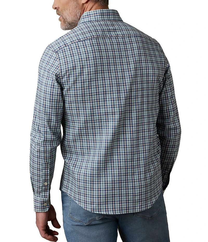 Faherty Monterrey Small Plaid Long Sleeve Woven Shirt