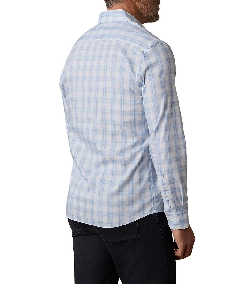 Faherty Movement Horizon Plaid Long Sleeve Woven Shirt