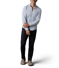 Faherty Movement Horizon Plaid Long Sleeve Woven Shirt