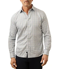 Faherty Movement Large Plaid Long Sleeve Woven Shirt