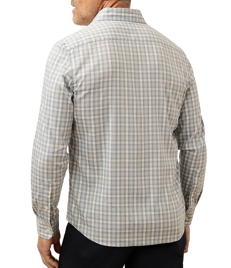 Faherty Movement Large Plaid Long Sleeve Woven Shirt