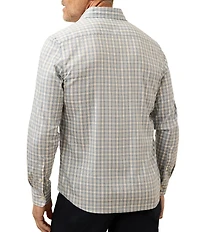 Faherty Movement Large Plaid Long Sleeve Woven Shirt