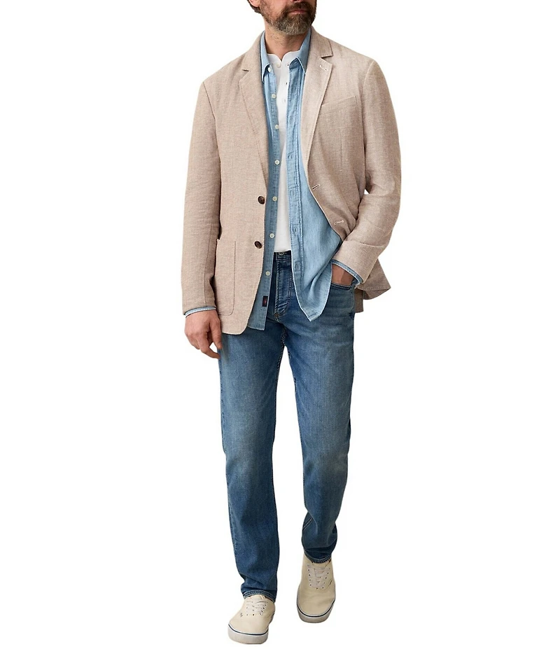 Faherty Movement Linen Blazer