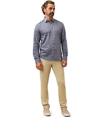 Faherty Movement Plaid Long Sleeve Woven Shirt