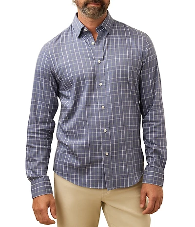 Faherty Movement Plaid Long Sleeve Woven Shirt