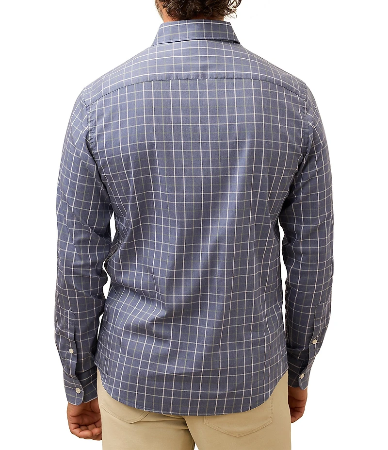 Faherty Movement Medium Plaid Long Sleeve Woven Shirt