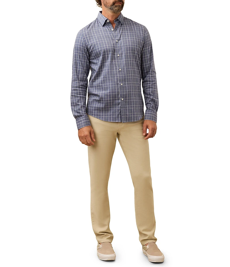Faherty Movement Medium Plaid Long Sleeve Woven Shirt