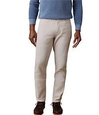 Faherty Movement Organic Cotton Linen Blend 5-Pocket Pants