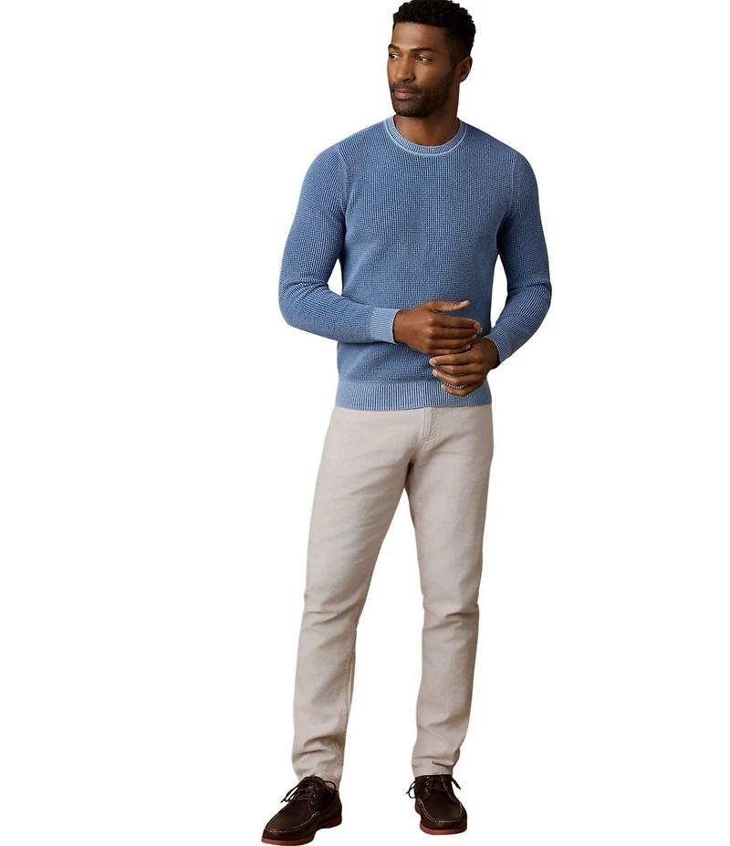 Faherty Movement Organic Cotton Linen Blend 5-Pocket Pants