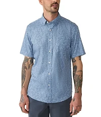 Faherty Movement Performance Short Sleeve Woven Shirt