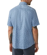 Faherty Movement Performance Short Sleeve Woven Shirt