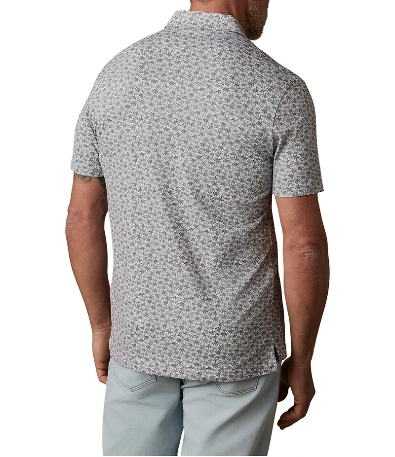Faherty Movement Pique Beach Short Sleeve Polo Shirt