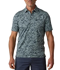 Faherty Movement Pique Short Sleeve Polo Shirt