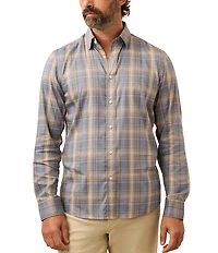 Faherty Movement Plaid Long Sleeve Woven Shirt