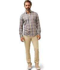 Faherty Movement Plaid Long Sleeve Woven Shirt