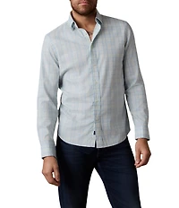 Faherty Movement Shell Plaid Long Sleeve Woven Shirt
