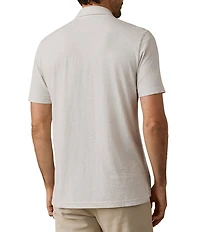 Faherty Movement Stripe Stretch Short Sleeve Classic Polo Shirt