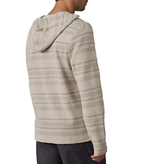 Faherty Oasis Organic Cotton Horizontal Stripe Hoodie