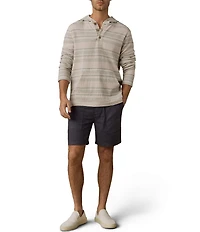 Faherty Oasis Organic Cotton Horizontal Stripe Hoodie