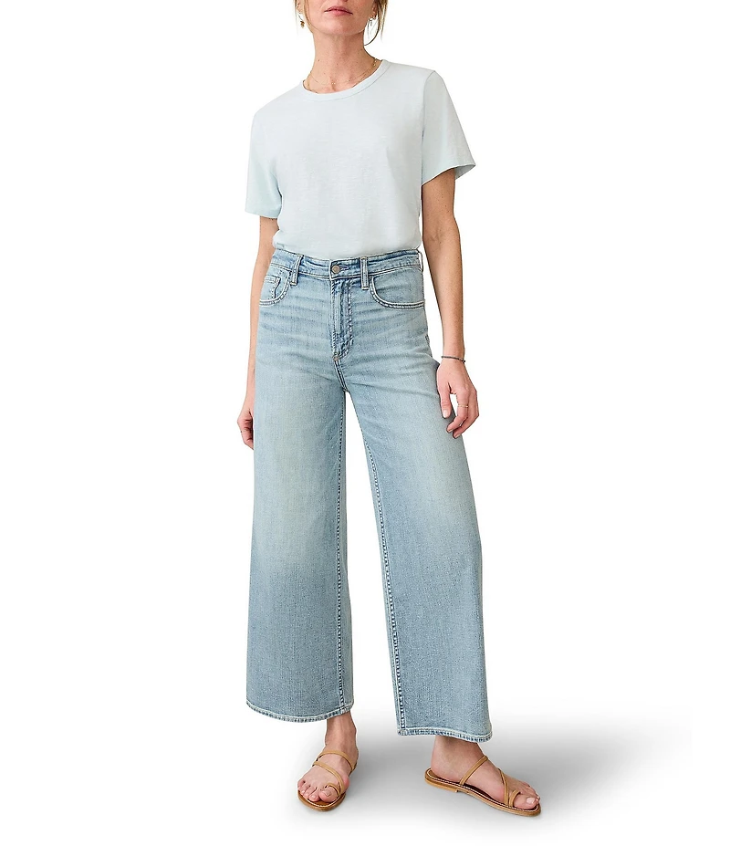 Faherty Organic Cotton Knit Crew Neck Short Sleeve Tee