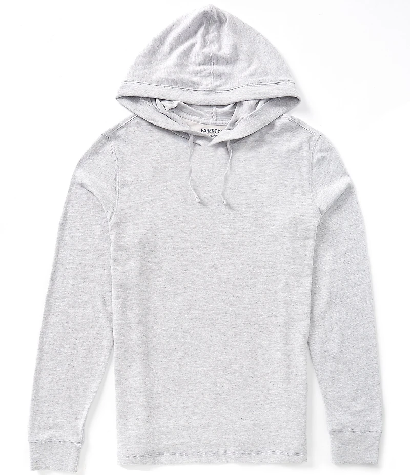 Faherty Organic Cotton Sunwashed Solid Slub Hoodie