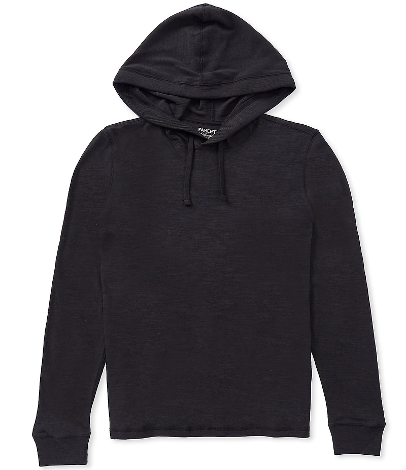 Faherty Organic Cotton Sunwashed Solid Slub Hoodie