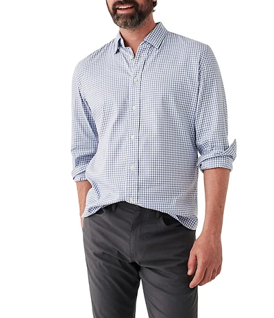 Faherty Performance Stretch Movement Gingham Woven Shirt