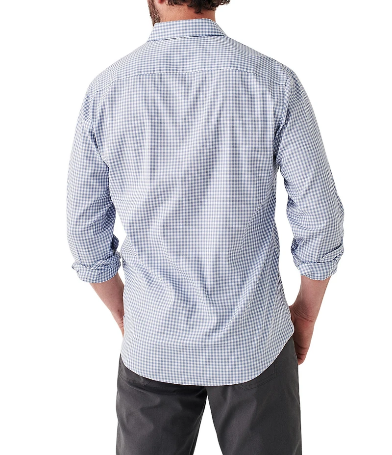 Faherty Performance Stretch Movement Gingham Woven Shirt