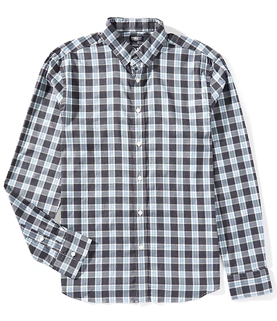 Faherty Performance Stretch Movement Plaid Long Sleeve Woven Shirt