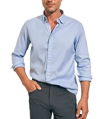 Faherty Performance Stretch Solid Movement Woven Shirt