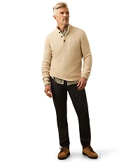 Faherty Quarter-Button Sweater