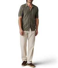 Faherty Short Sleeve Sweater Shirt