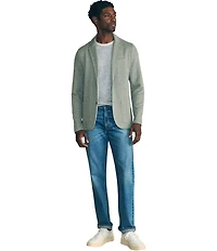Faherty Slim Fit Unstructured Inlet Knit Stretch Blazer