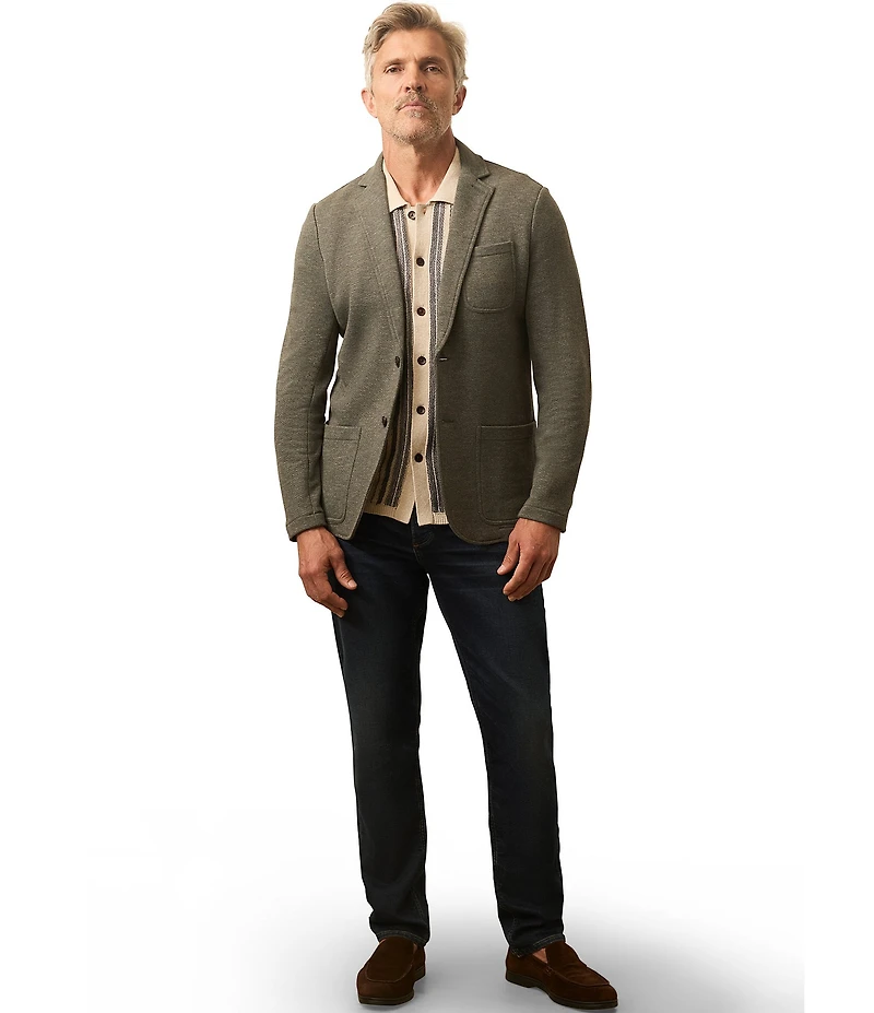 Faherty Slim Fit Unstructured Inlet Knit Stretch Blazer