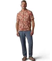Faherty Slim Fit Linen Drawstring Pants