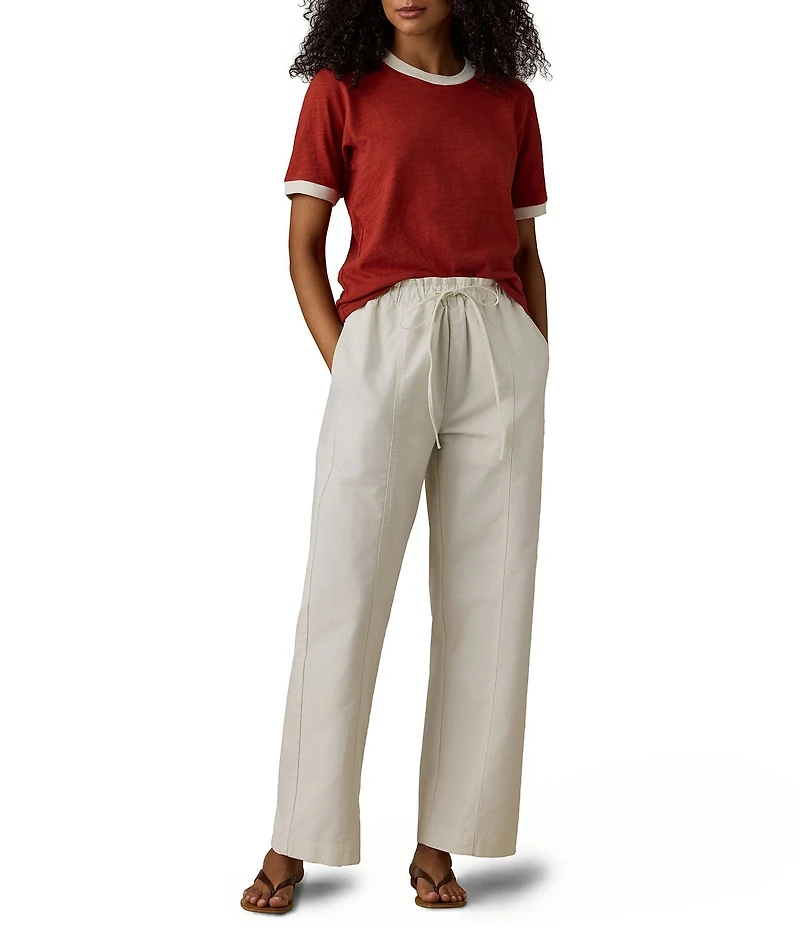 Faherty Slub Camp Tee
