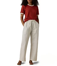 Faherty Slub Camp Tee