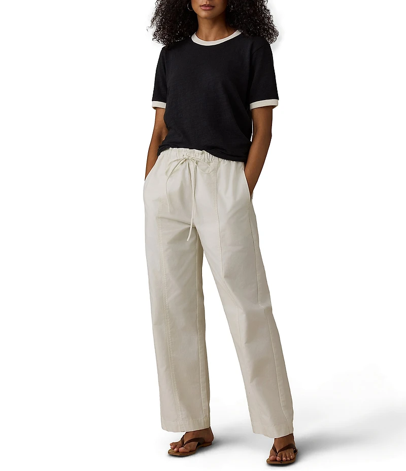 Faherty Slub Camp Tee