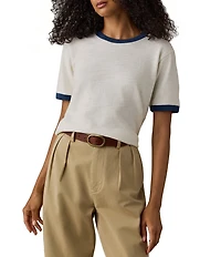 Faherty Slub Camp Tee