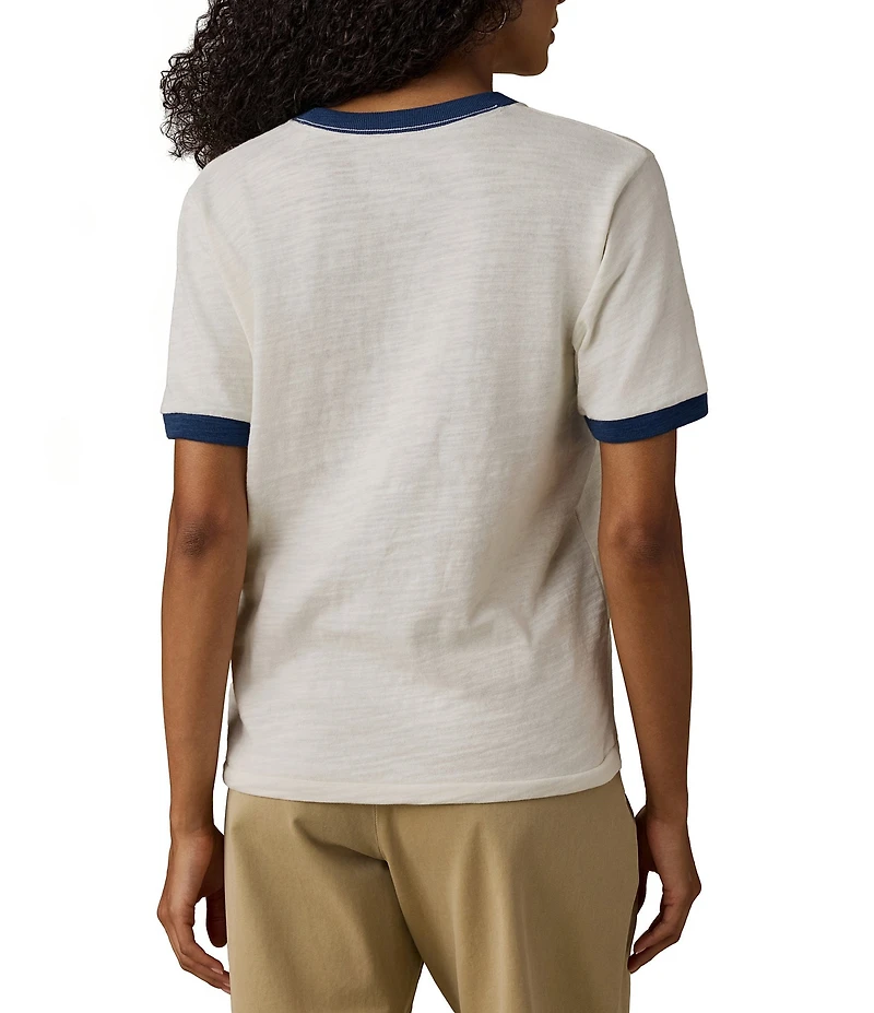 Faherty Slub Camp Tee