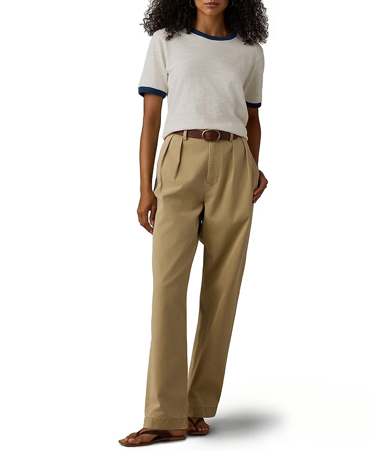 Faherty Slub Camp Tee