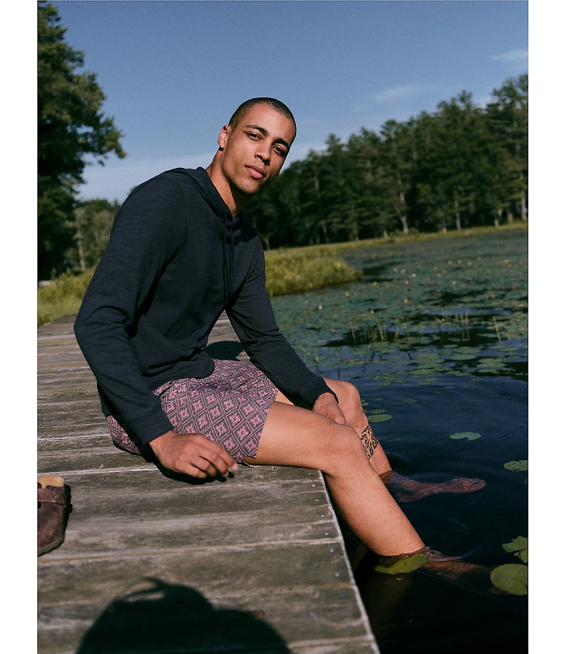 Faherty Slub Cotton Hoodie