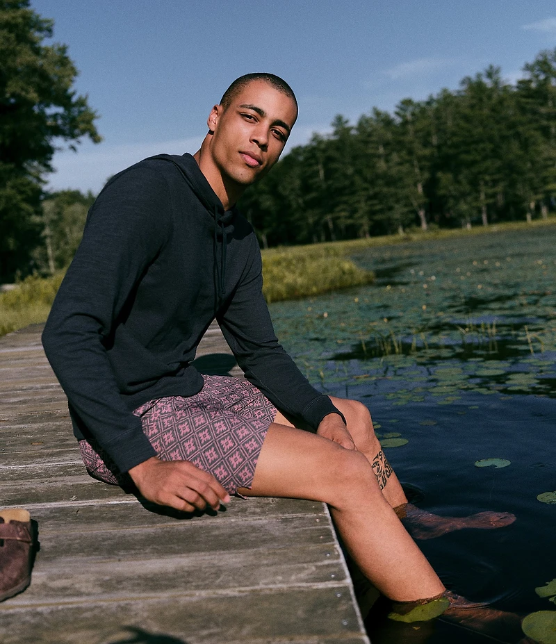 Faherty Slub Cotton Hoodie