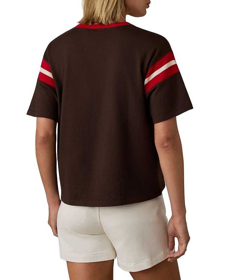 Faherty Sport Jersey Knit Crew Neck Short Sleeve Tee